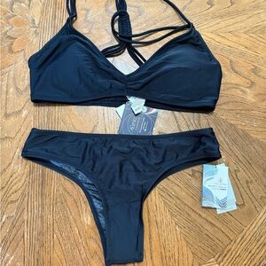 Black Women's Swimwear Set
